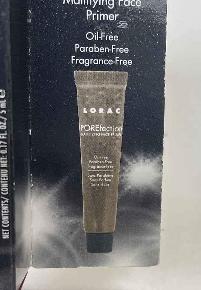 LORAC POREfection Mattifying Face Primer Matte Under Makeup Travel Sz .17 Fl Oz - Image 3 of 4