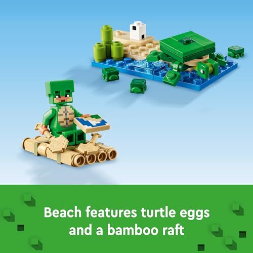 LEGO Minecraft The Turtle Beach House 21254 Toy Block Children
