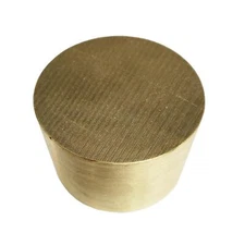 2.250 (2-1/4 inch) x 3 inches, C360 Free Cutting Brass Round Rod, ASTM B16