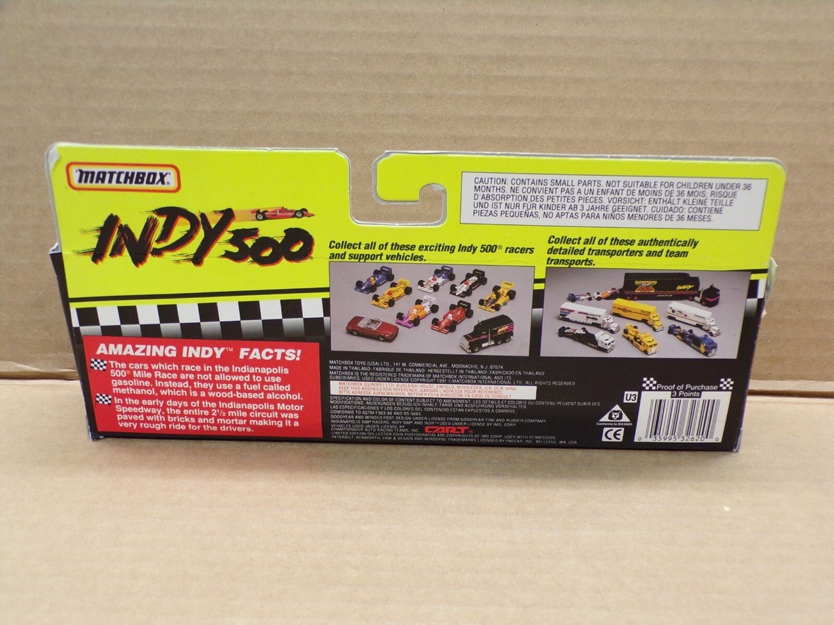 ミニカー Matchbox AmwayINDY500RACECAR.TRANSPORTER Matchbox Race Car TRANSPORTER Indy 500 Valvoline #5 Bb227 for sale