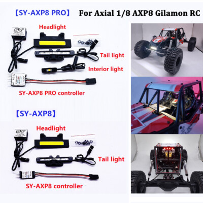 SY-AXP8 PRO/SY-AXP8 RC Car LED Light Kits for Axial 1/8 AXP8 Gilamon Upgrade