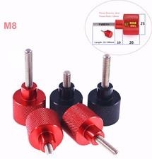 M8 Knurled Thumb Screw Tripod Set Bolts Aluminium Hand Grip Knob Stainless Steel