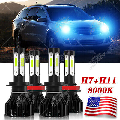 For Chevrolet Traverse 2013-2017 2018 4X Combo LED Faros