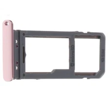 Pink Sim Card Tray and MicroSD Card Tray for Samsung Galaxy S8 G950/S8 Plus S8+
