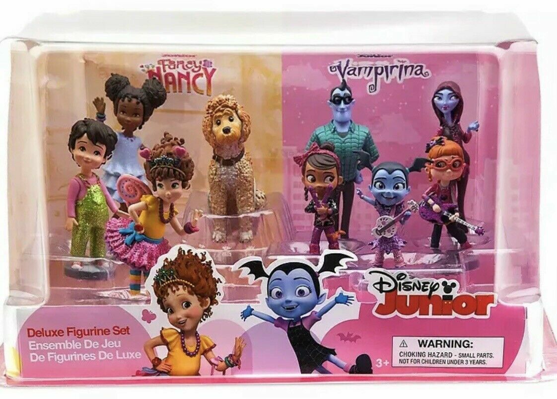 Disney Junior Fancy Nancy & Vamperina 9-Piece PVC Figure Play Set