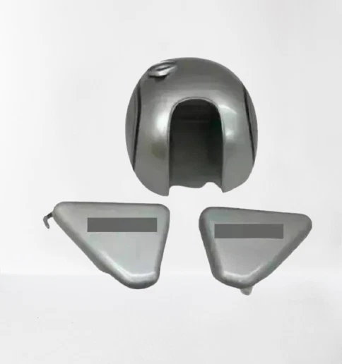 ADECUADO PARA Tanque de gasolina pintado plateado Norton Commando Roadster + Panel lateral 850 Foto 2 de 4