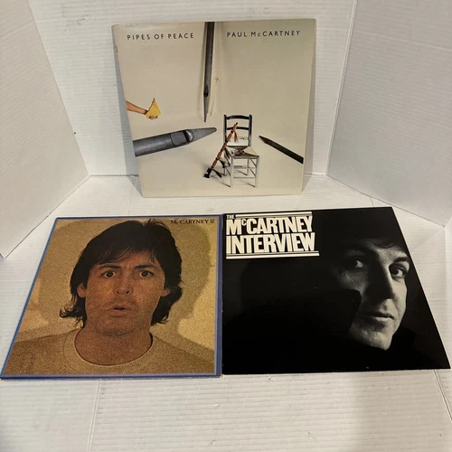 Paul McCartney vinyl lot:Pipes of peace, McCartney II & McCartney interview