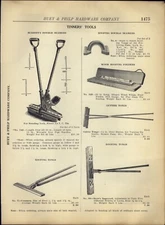 1913 PAPER AD 8 PG Tinner Tools Seamer Beakhorn Shears Snips Stakes Blow Torches