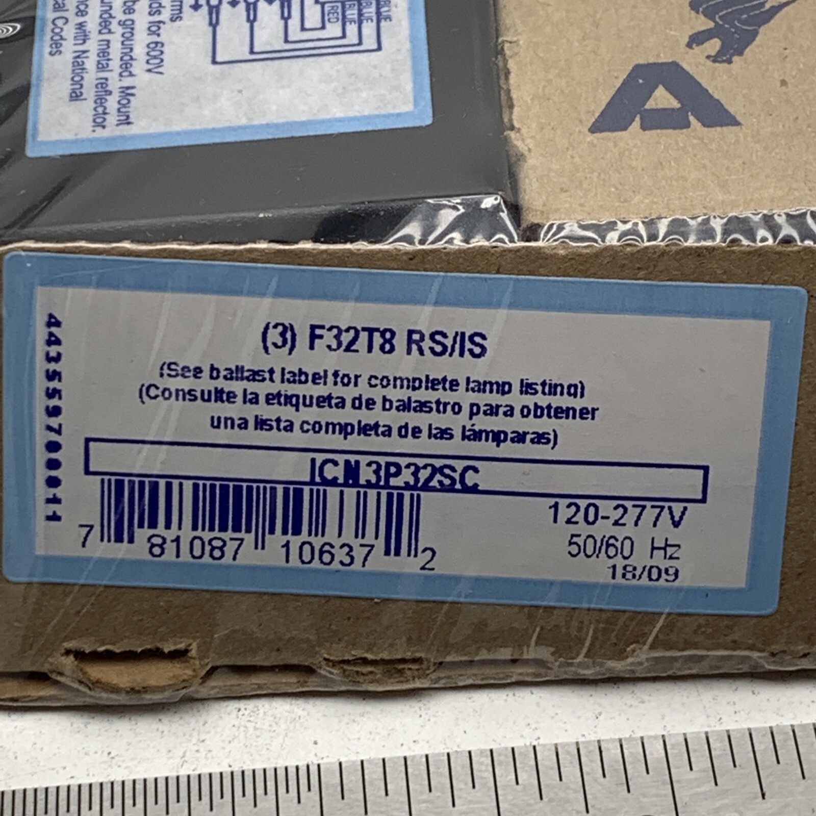 NEW Advance ICN3P32SC Fluorescent Ballast (3Lamp) F32T8 eBay