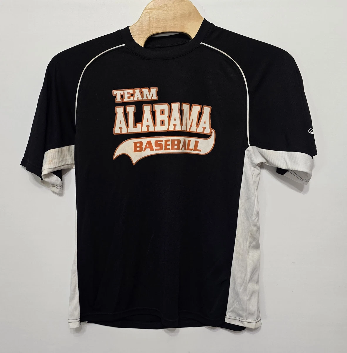 Vintage rawlings baseball col cheminée chemise à manches longues pour hommes taille XL cadavres d'animaux TN-O. des années 90 fabriqué aux États-Unis - Canada