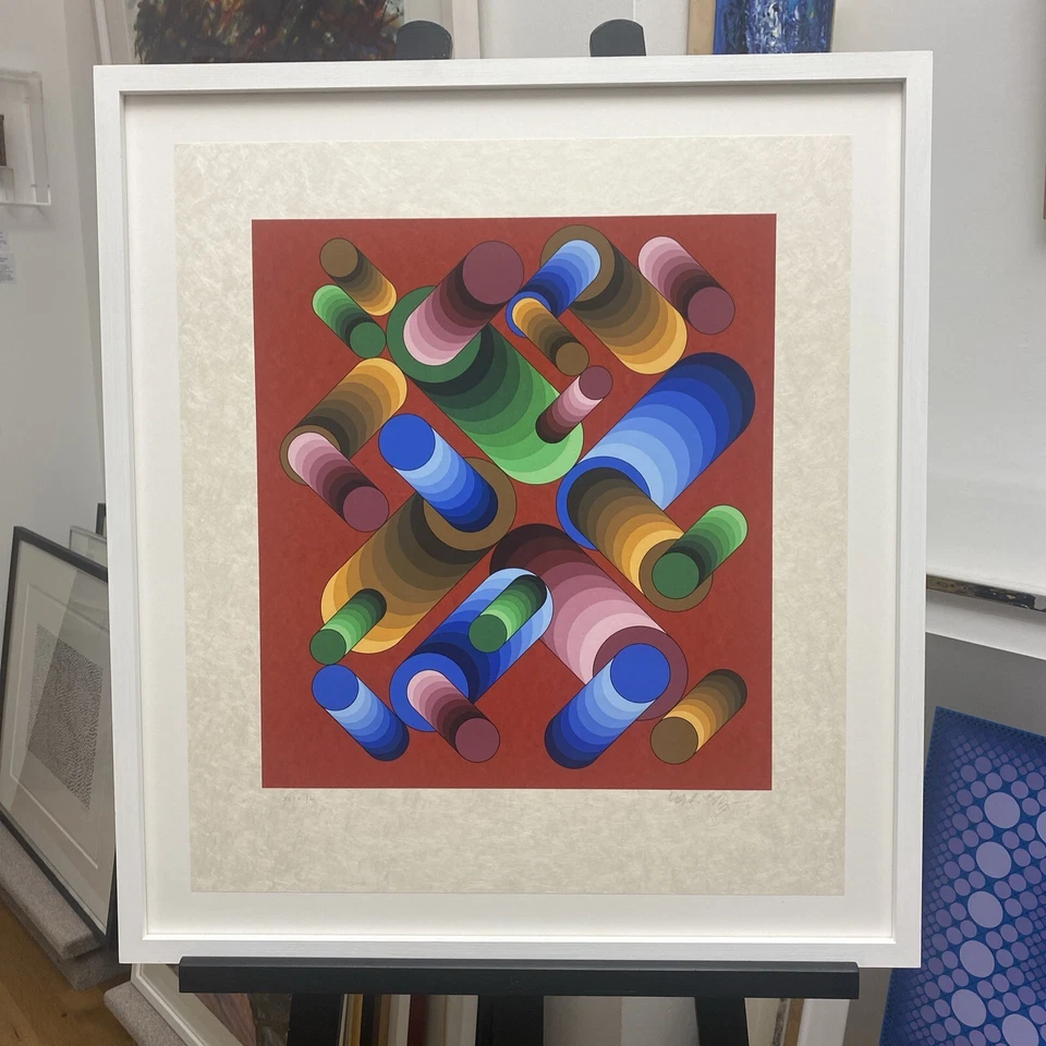 Victor Vasarely "Oslop 3" handsigniert und nummeriert - Bild 2 von 4