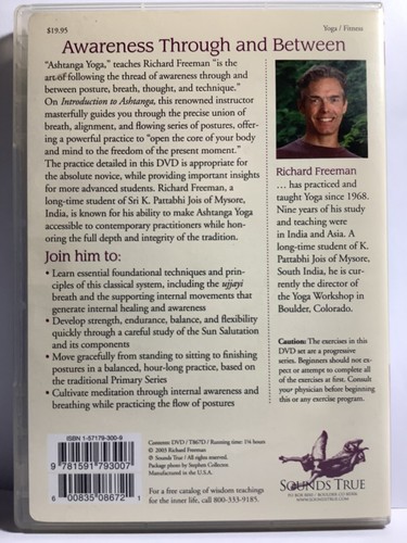 Introduction To Ashtanga Yoga, with Richard Freeman (DVD, 2003) U.S.A. Region 1 - Picture 2 of 3