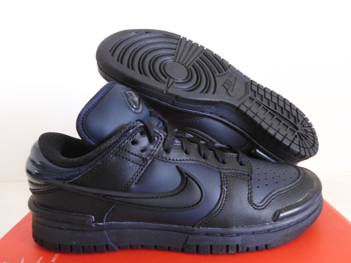 WMNS NIKE DUNK LOW TWIST DARK OBSIDIAN BLUE-BLACK SZ 5 WMNS NIKE DUNK LOW TWIST DARK OBSIDIAN BLUE-BLACK SZ 5