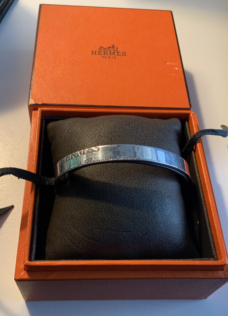 Authentic Hermes Paris Leather Tie Bracelet HTF | eBay
