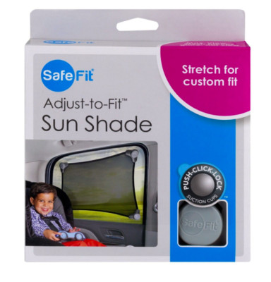 Car Boat Plane Window Baby Child Sun Shade Mesh Locking Suction Cups NEW SEALED