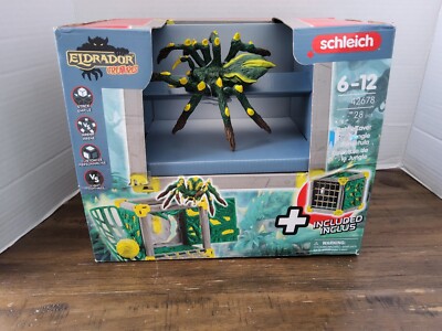 Schleich ELDRADOR Creatures BattleCave Jungle Tarantula Playset Damaged Box
