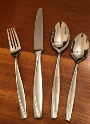 #ad Oneida CAMLYNN CLEO Frost Handle Stainless Flatware Choice $6.00