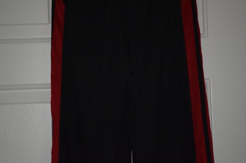 Nike Dri-Fit Youth Size M Black and Red Athletic Pants - Picture 7 of 9