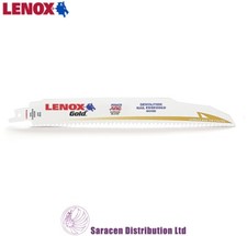 Image of LENOX 106G 6TPI GOLD POWER ARC RECIPROCATING SAW BLADE, 12in. 305mm - 21091106GR