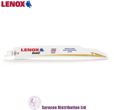 Lenox 106G 6TPI GOLD POWER ARC SÄBELSÄGEBLATT, 12 Zoll 305mm - 21091106GR