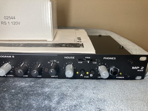 Rane MP-2 DJ Compact Mixer 2 Chan Rackmount MP2 1 Space New NOS 2005 Made in USA - Picture 2 of 9