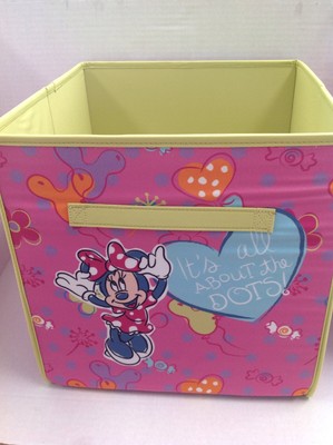 minnie mouse collapsible storage bin