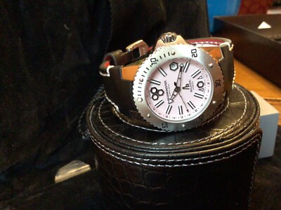 BALDIERI WATCH , LADIES,  AUTOMATIC, 38MM, Pink Dial ,  SEAMONSTER ,  20ATM,