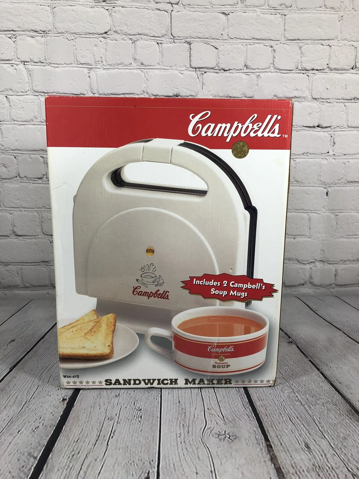 Campbell’s Sandwich maker With Two Soup Mugs