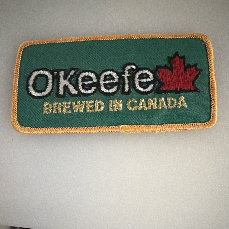 O'Keefe Brewed in Canada Beer Patch Breweriana Breweriana Theme