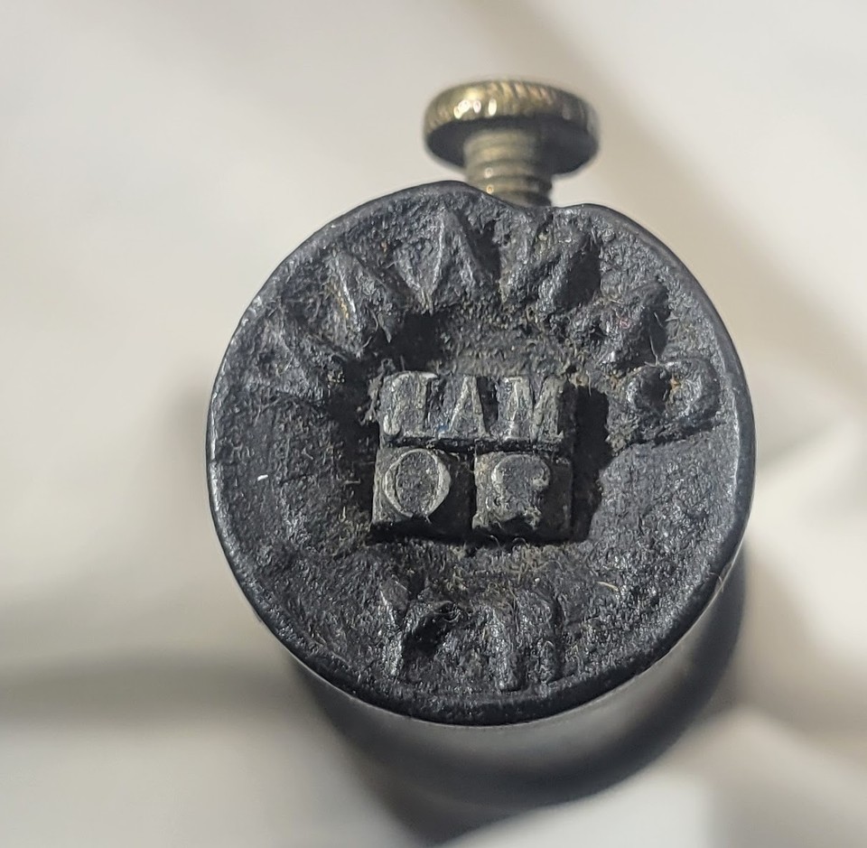 Post Office Wooden Hand Stamp Postmark CANAAN NY Cancellation New York ...