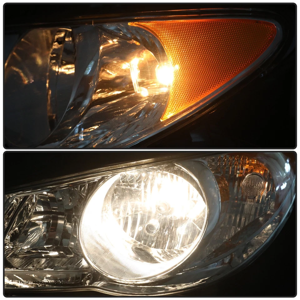 For 2007-2010 Hyundai Elantra Headlights Assembly Replacement Front Headlamp Set - Image 3 of 4