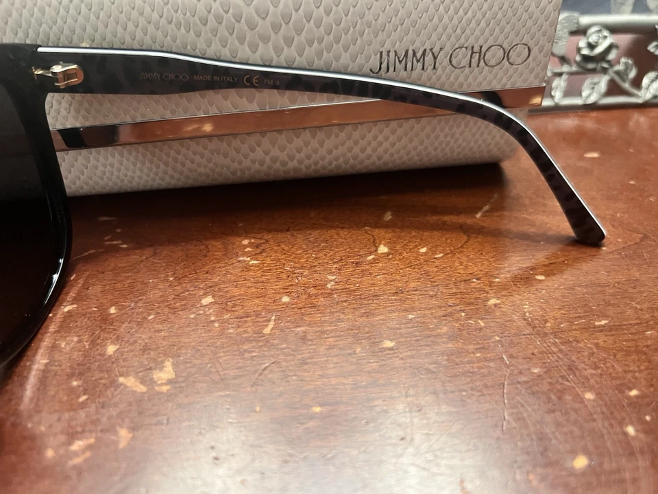 Jimmy Choo Women's Sunglasses/New Black Frame With Case - Image 3 of 4
