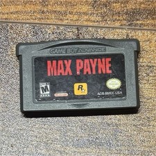 Max Payne for Nintendo Game Boy Advance GBA - Rockstar Games, M Rated, NTSC