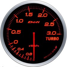 Defi Advance Bf 60mm Turbo Gauge 300kpa Amber Red Df14702 Genuine