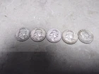 1952+ Various Years 50C Franklin Half Dollar lot of 5