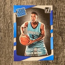 2017 Panini Donruss Rated Rookies Press Proof Silver /299 Malik Monk #190 