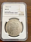 1902-O Morgan Silver Dollar NGC MS-63** Gorgeous** Just call it STUNNING!!!
