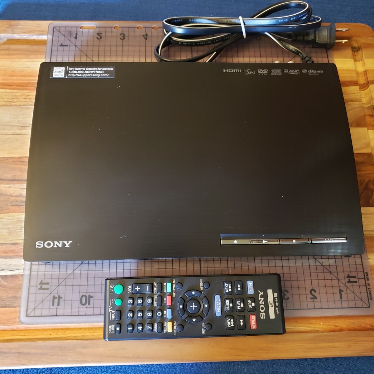 Sony BDP S185 Blue Ray DVD Player Java Powered Includes HDMI Cable