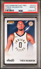 PSA 10 Tyrese Haliburton 2024-25 Panini Instant Studio #17 Print Run /275