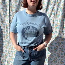 Screen stars best vintage single stitch t shirt size large