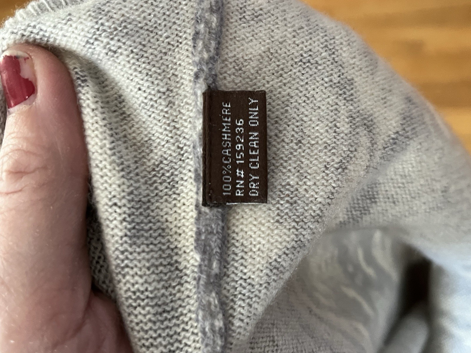 J.McLaughlin Cashmere Gray Sweater Python Reptile… - image 5