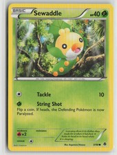 Sewaddle 3/98 Common Emerging Powers Pokemon Lightly Played