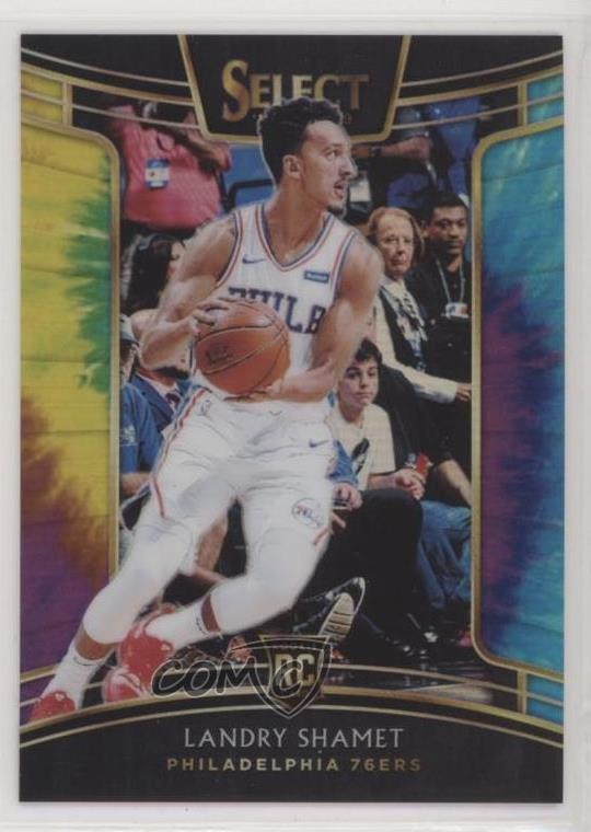 2018-19 Panini Select Concourse Tie-Dye Prizm /25 Landry Shamet #59 0c6