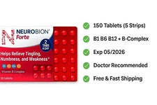 Neurobion Forte 150 Tabs | B1 B6 B12 B-Complex Supplement |  USA