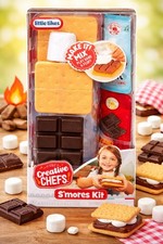 Little Tikes Creative Chefs S  mores Kit Pretend Play Food Set, NEW