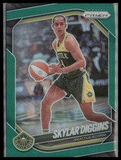 2025 Panini Prizm WNBA #123 Skylar Diggins Green Prizms