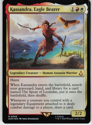 FOIL KASSANDRA, EAGLE BEARER 59 MYTHIC NEAR MINT
