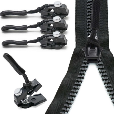 #ad 6 Pack 2*Large 2*Medium 2*Small Universal Zipper RepairTool Adjustable zipper $8.28