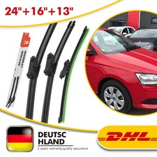 Scheibenwischer Satz Vorne Hinten Für Skoda Fabia III | ab 2014> Wischblatt