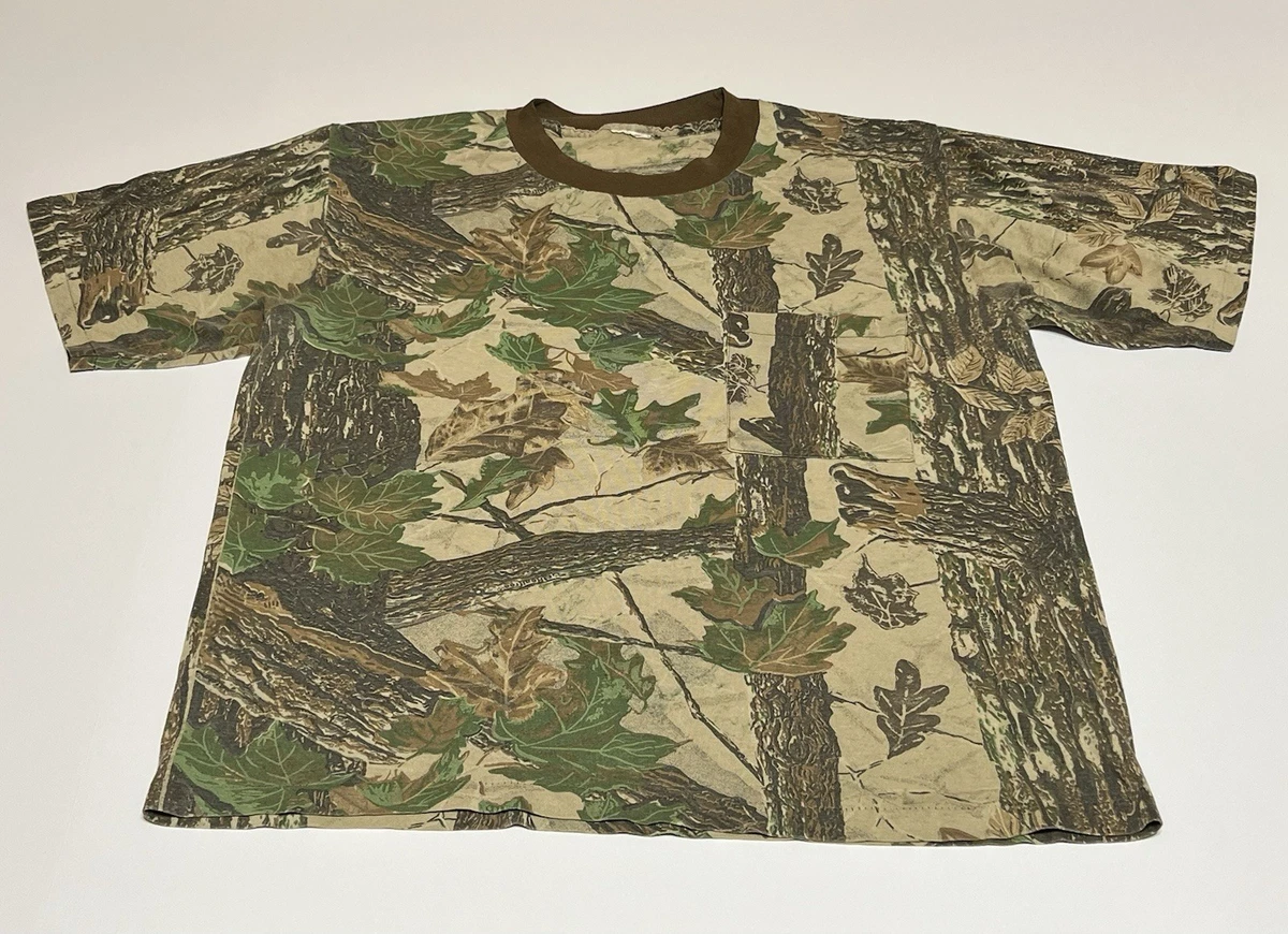 T-Shirt de chasse manches longues respirant - 100 Treemetic camouflage - Camouflage